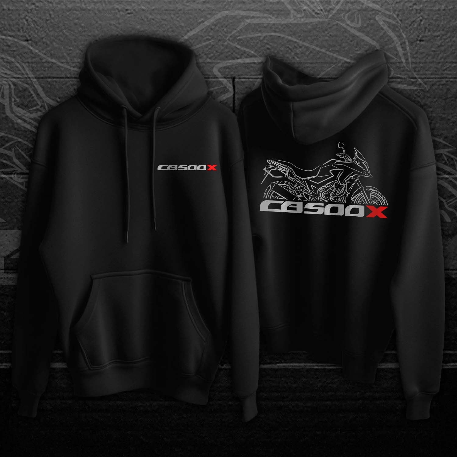Honda CB500X Hoodie - Motorcycle Sweatshirt for ADV Riders