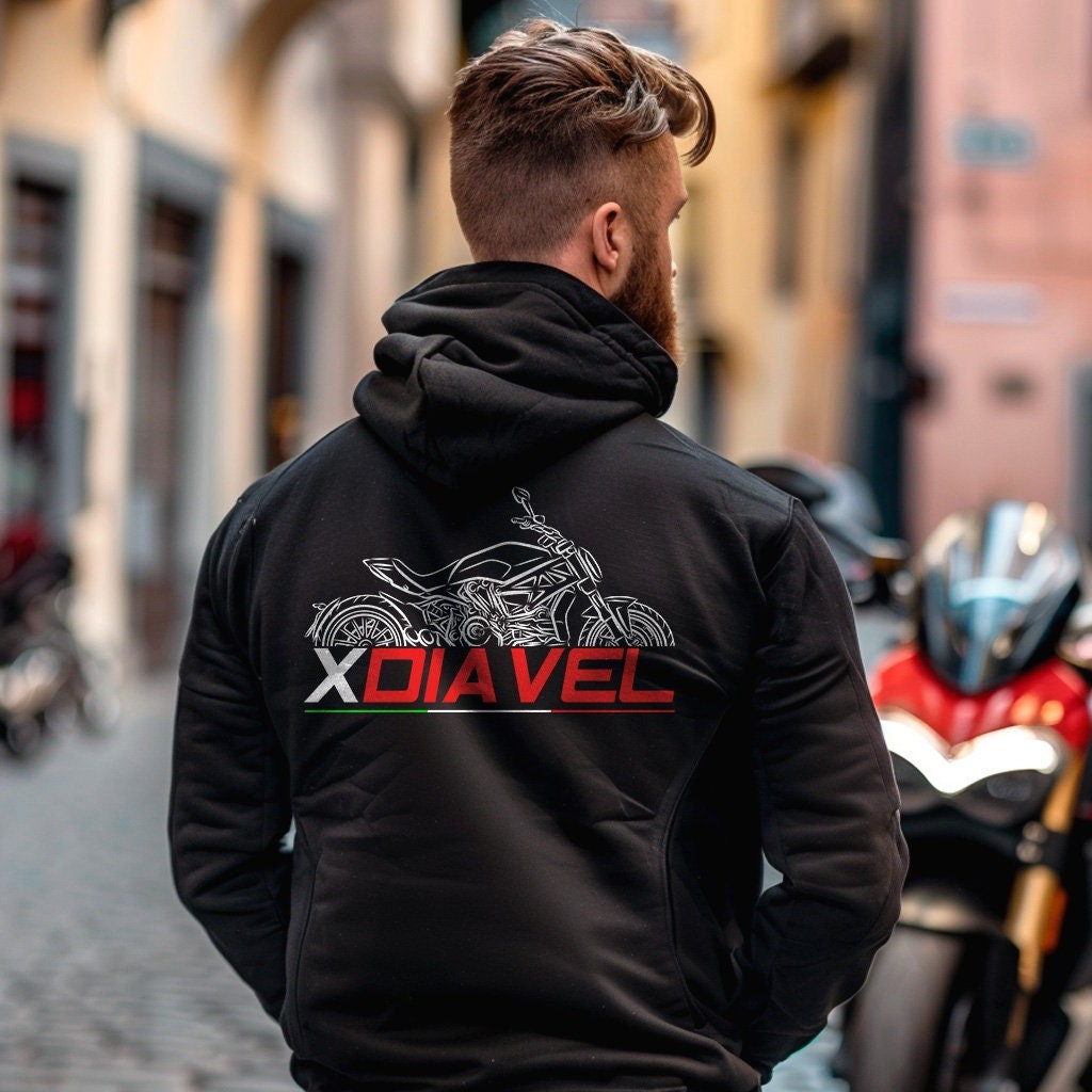 Ducati XDiavel Inspired Hoodie - Motorcycle Sweatshirt for Riders