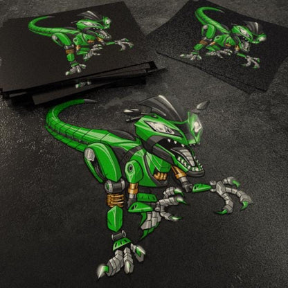 Kawasaki Ninja ZX-10R Inspired Stickers - Set of 3 Motorcycle Decals for Riders