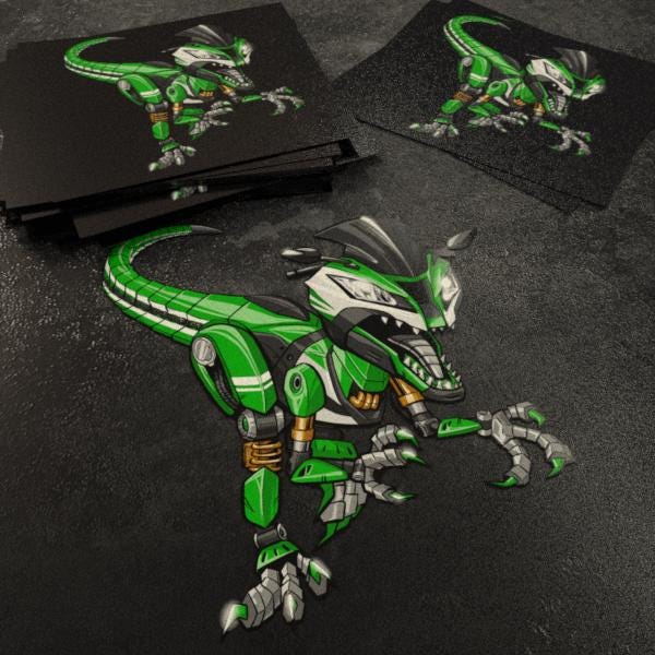 Kawasaki Ninja ZX-10R Inspired Stickers - Set of 3 Motorcycle Decals for Riders