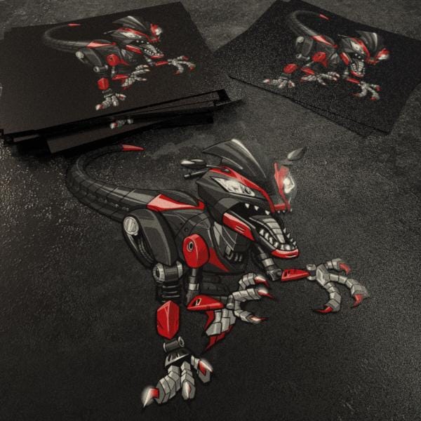 Kawasaki Ninja ZX-10R Inspired Stickers - Set of 3 Motorcycle Decals for Riders