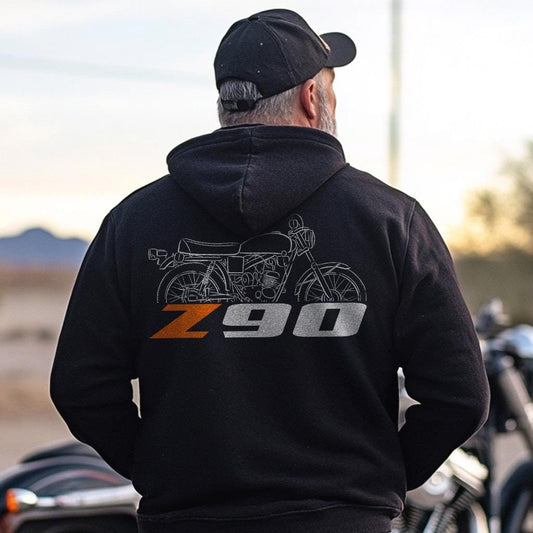 Harley-Davidson Z90 Inspired Hoodie - Biker Motorcycle Sweatshirt