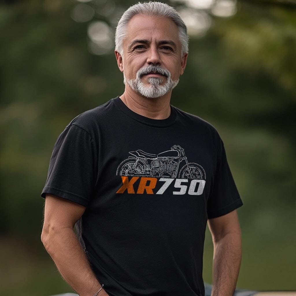 Harley-Davidson XR750 Inspired T-Shirt - Biker Motorcycle Tee Shirt
