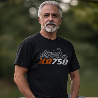 Harley-Davidson XR750 Inspired T-Shirt - Biker Motorcycle Tee Shirt