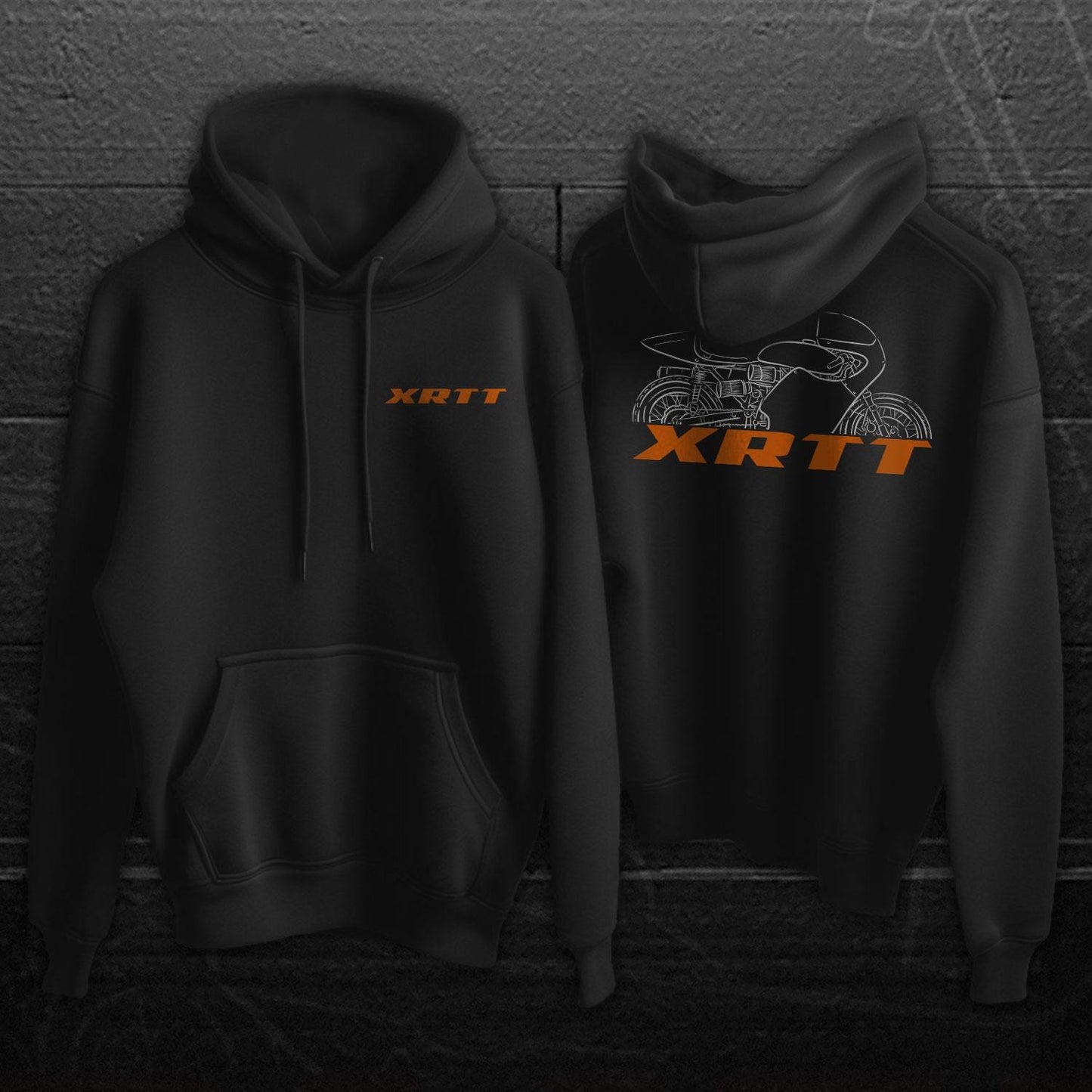 Harley-Davidson XRTT 1973 Inspired Hoodie - Biker Motorcycle Sweatshirt