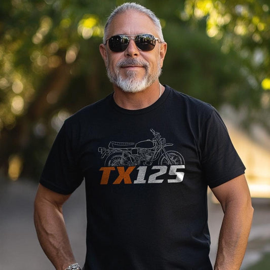 Harley-Davidson TX 125 1973 Inspired T-Shirt - Biker Motorcycle Tee Shirt