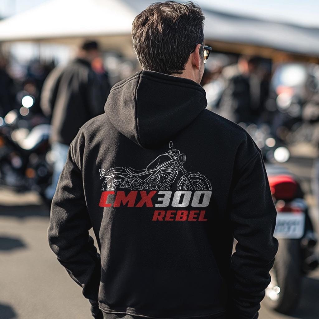 Honda CMX300 Rebel Inspired Hoodie - Motorcycle Sweatshirt