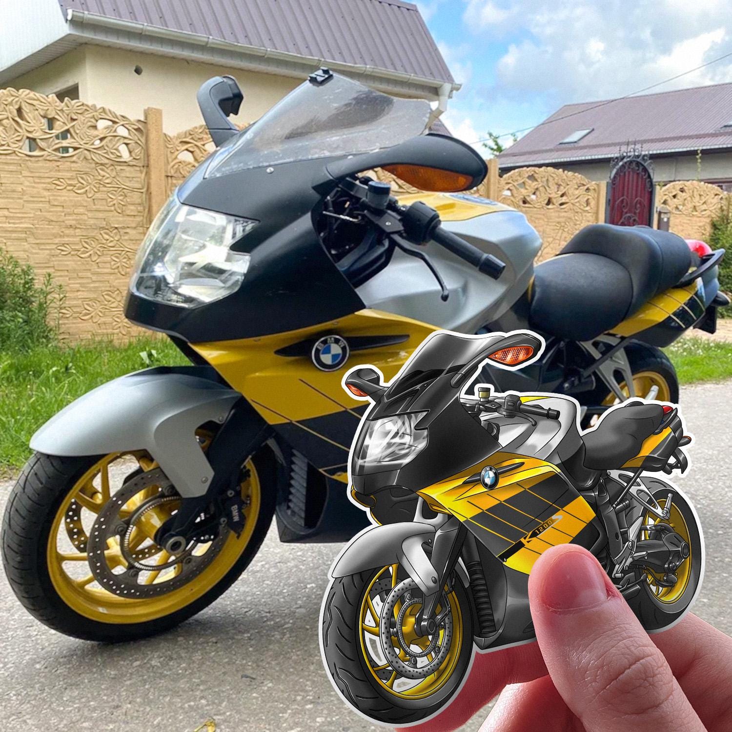 BMW K1200S Inspired Stickers - Set of 3 Motorcycle Decals