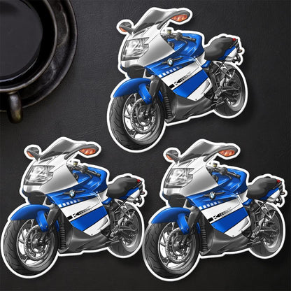BMW K1200S Inspired Stickers - Set of 3 Motorcycle Decals