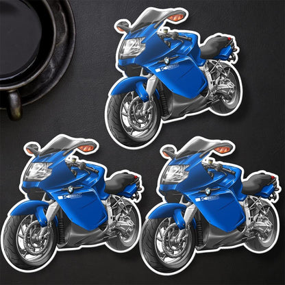 BMW K1200S Inspired Stickers - Set of 3 Motorcycle Decals