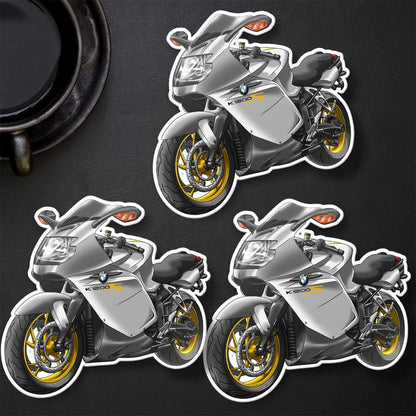 BMW K1200S Inspired Stickers - Set of 3 Motorcycle Decals