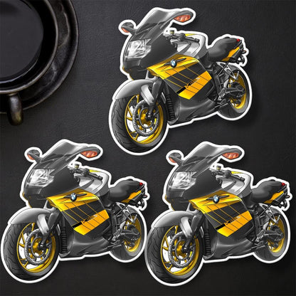 BMW K1200S Inspired Stickers - Set of 3 Motorcycle Decals