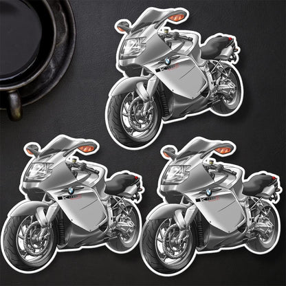 BMW K1200S Inspired Stickers - Set of 3 Motorcycle Decals