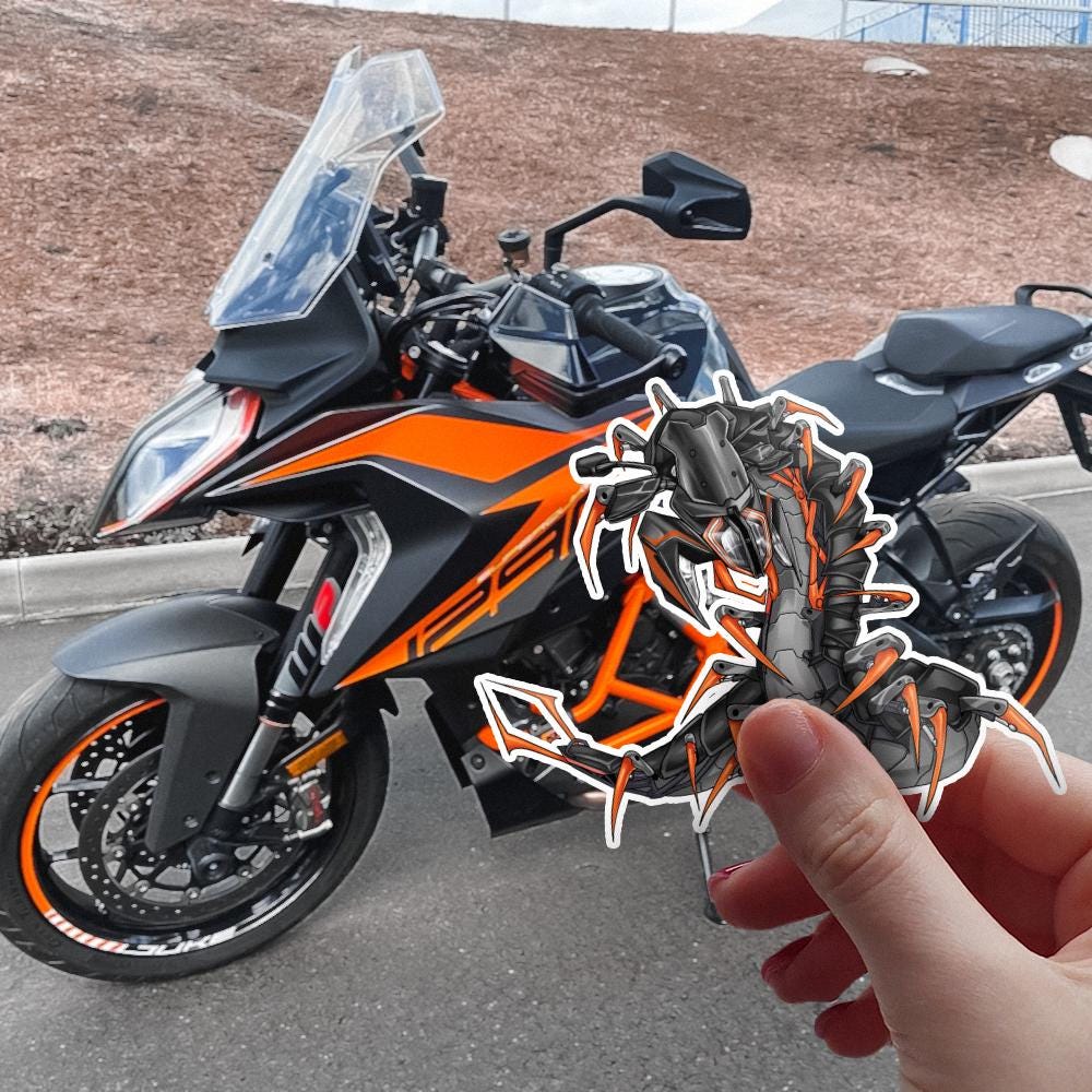KTM SuperDuke GT Inspired Stickers - Set of 3 Motorcycle Decals