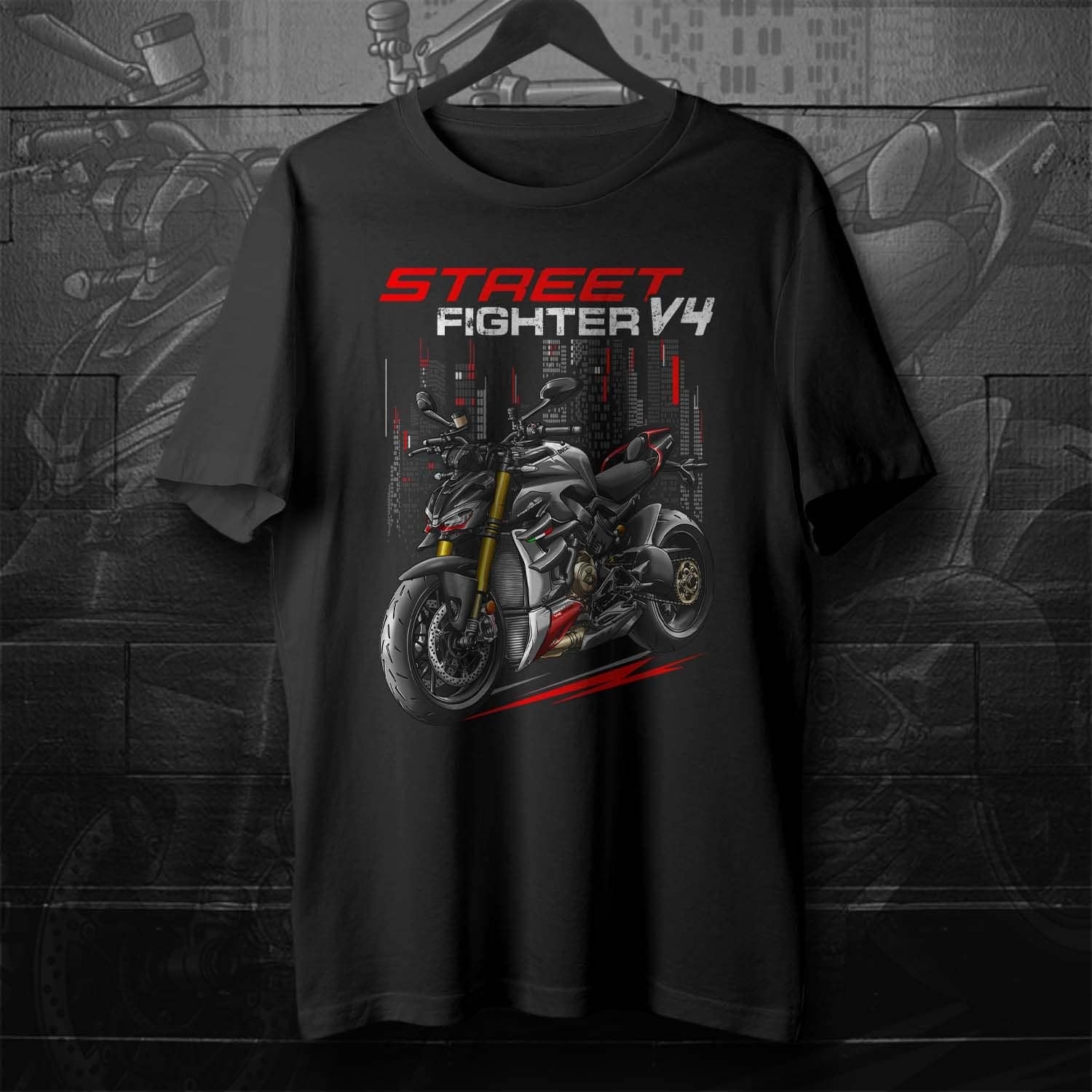Ducati Streetfighter V4 T-Shirt - Motorcycle Tee Shirt for Riders