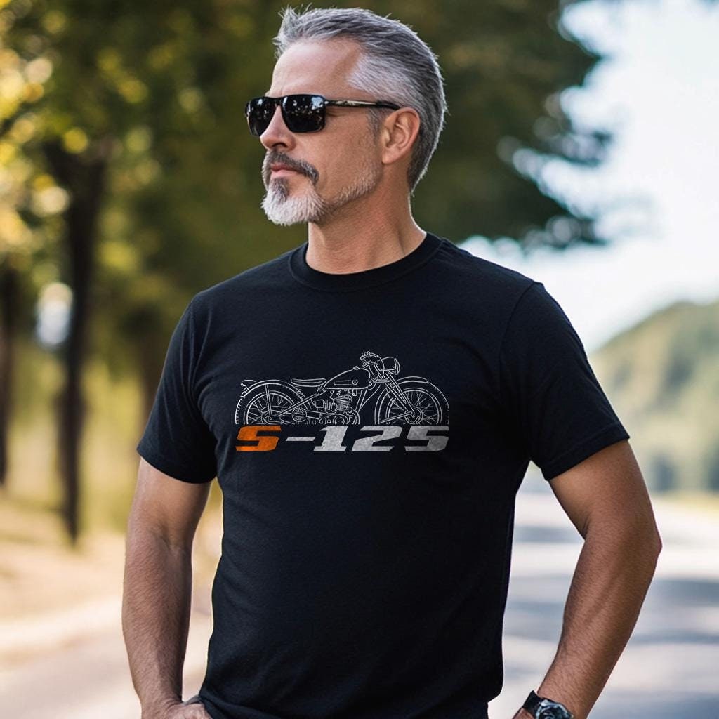 Harley-Davidson S-125 Inspired T-Shirt - Biker Motorcycle Tee Shirt