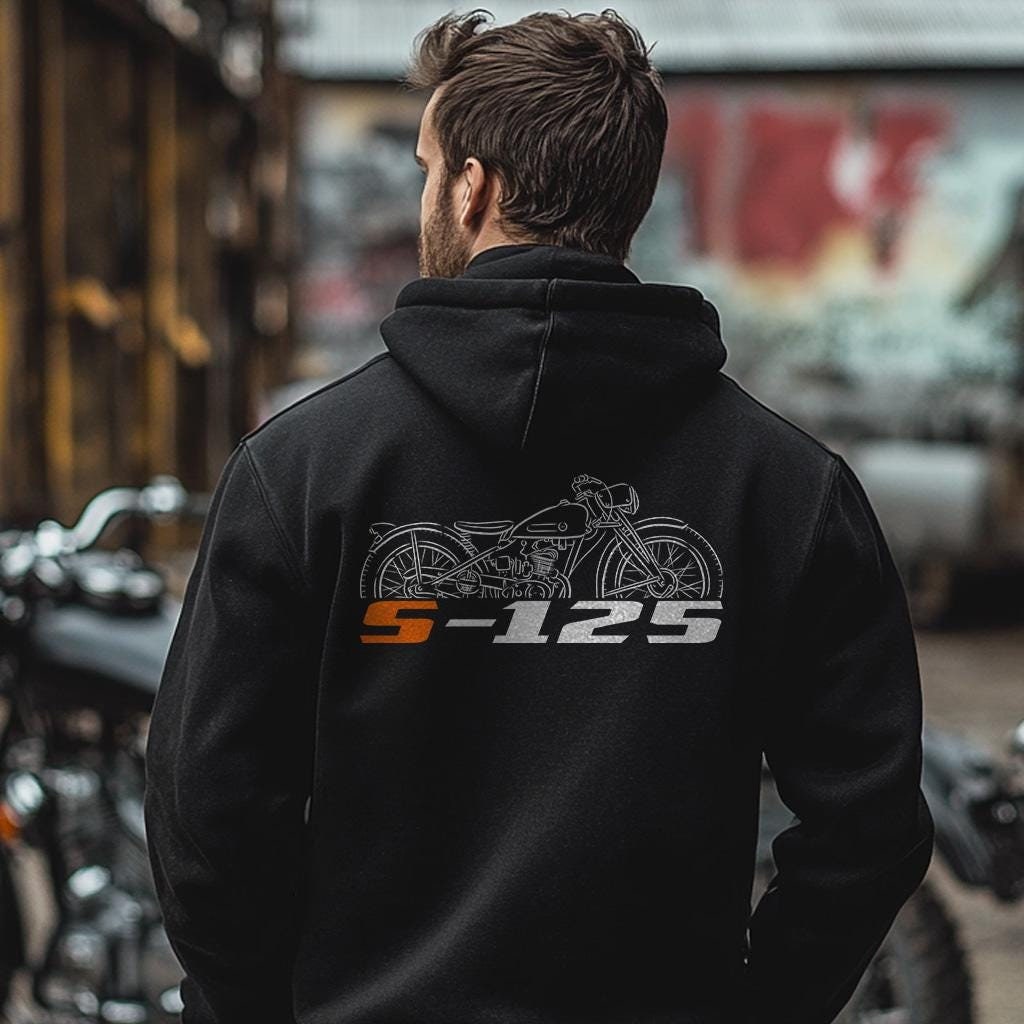 Harley-Davidson S-125 Inspired Hoodie - Biker Motorcycle Sweatshirt