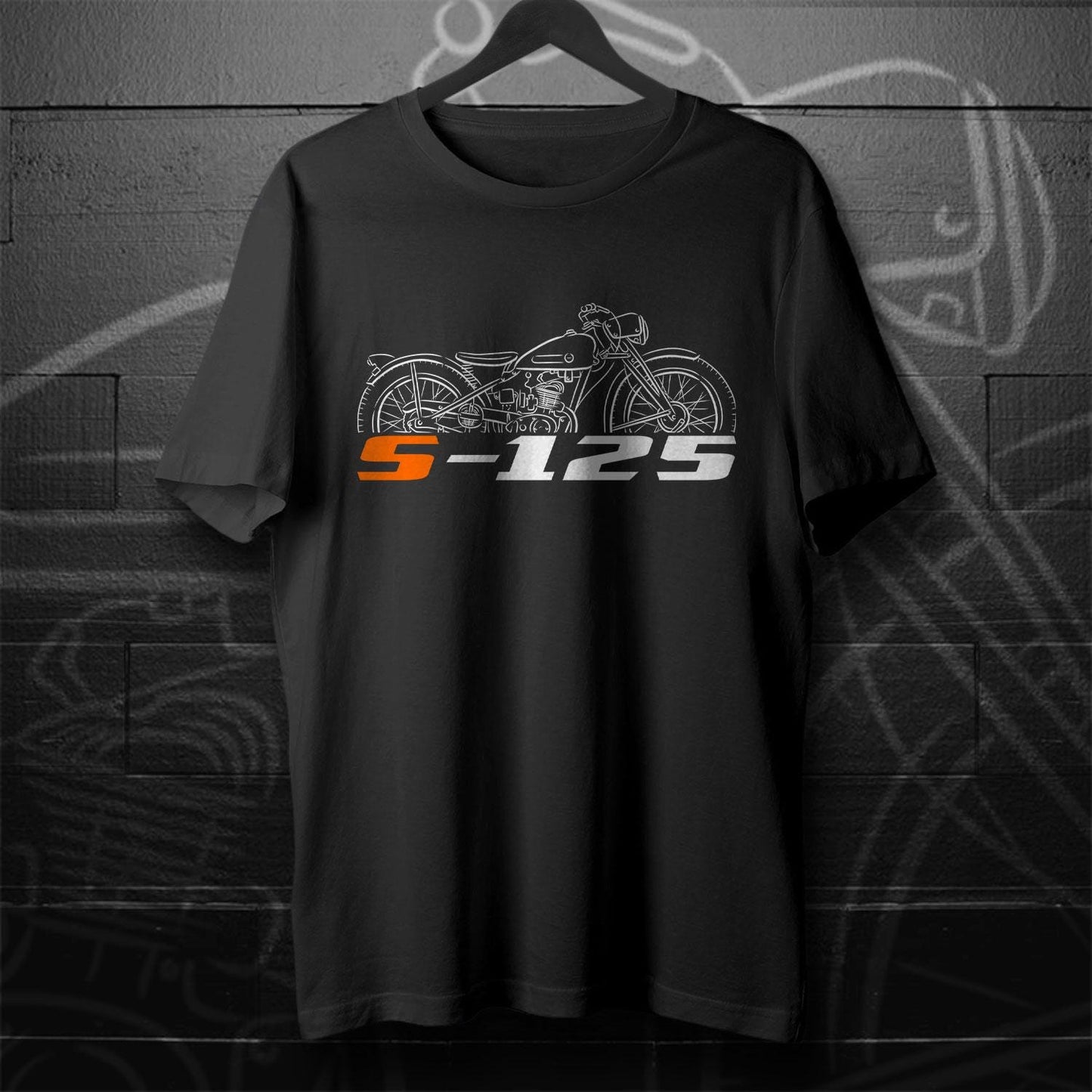 Harley-Davidson S-125 Inspired T-Shirt - Biker Motorcycle Tee Shirt