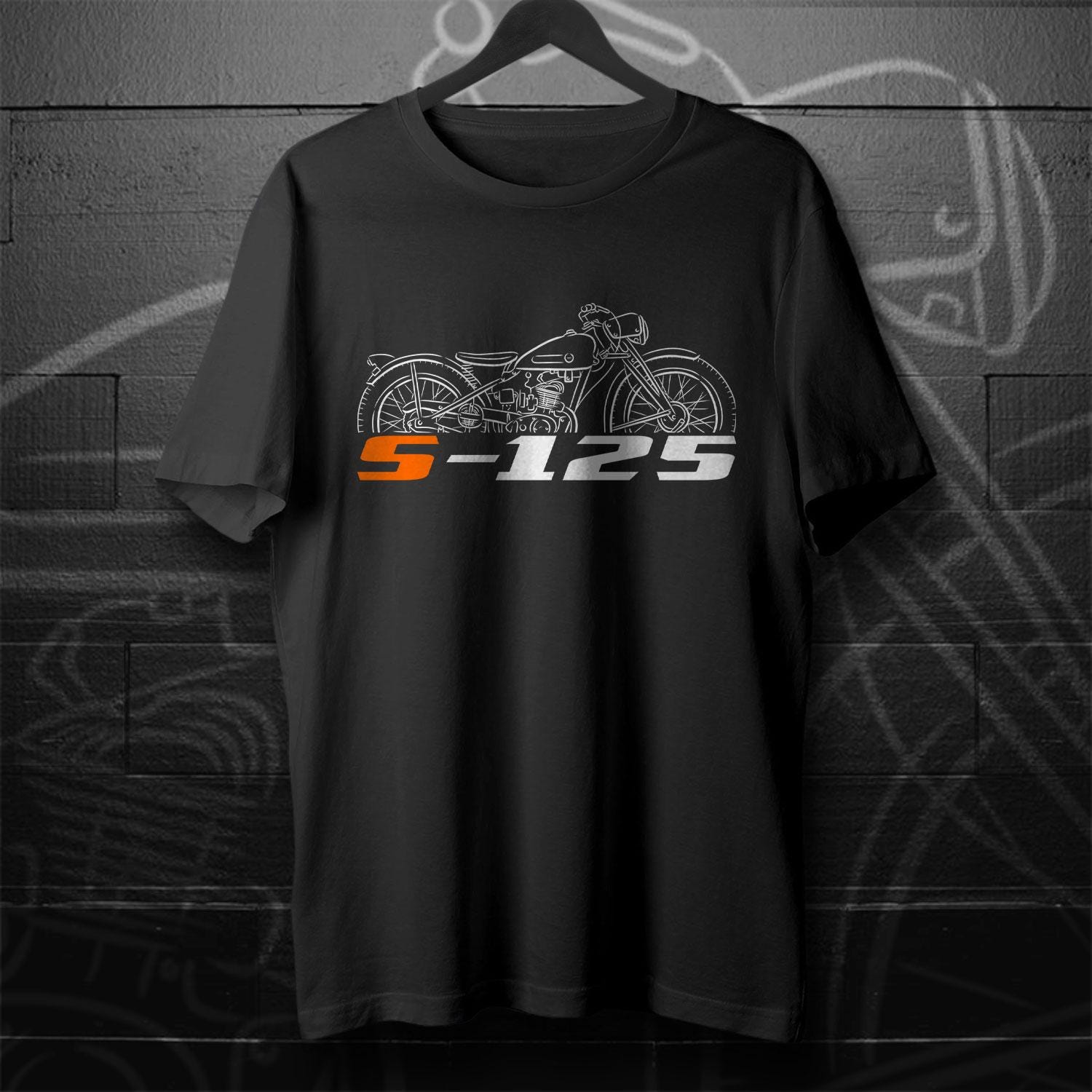 Harley-Davidson S-125 Inspired T-Shirt - Biker Motorcycle Tee Shirt