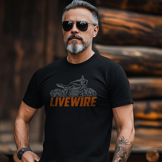 Harley-Davidson Livewire Inspired T-Shirt - Biker Motorcycle Tee Shirt