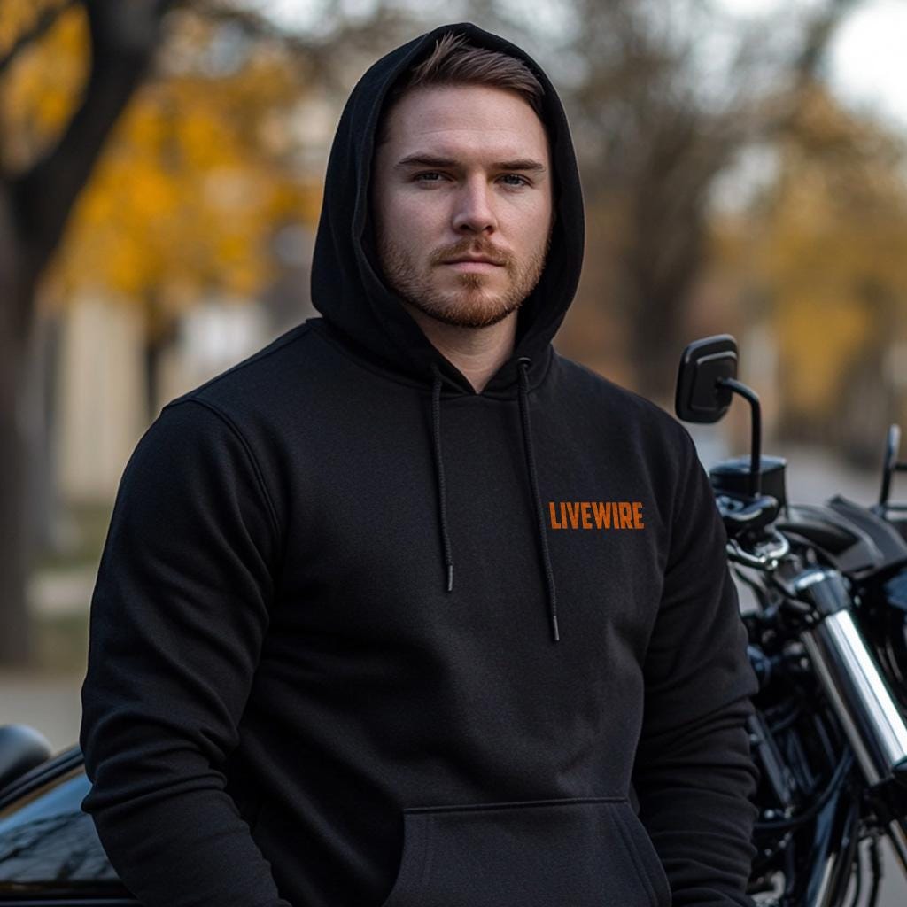 Harley-Davidson Livewire Inspired Hoodie - Biker Motorcycle Sweatshirt
