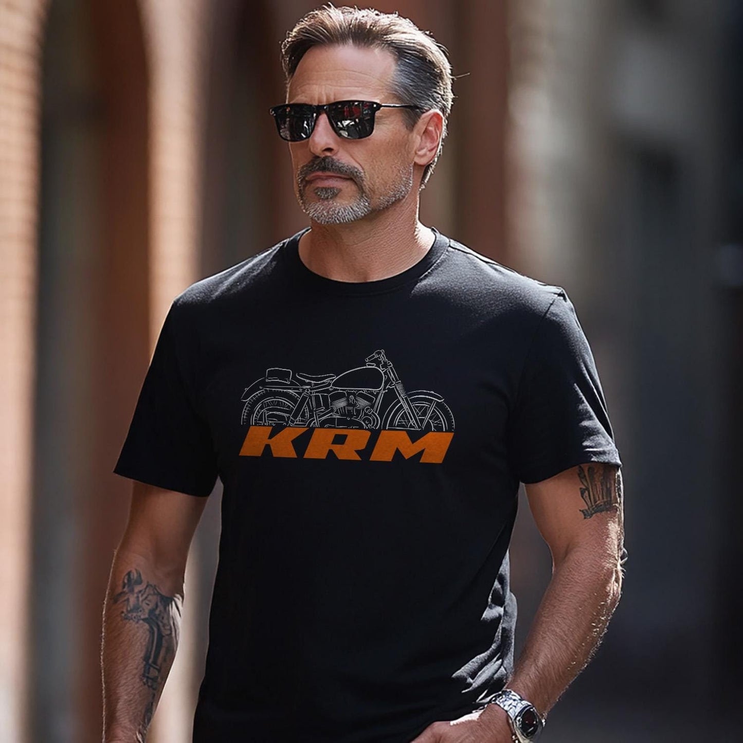 Harley-Davidson KRM 1953 Inspired T-Shirt - Biker Motorcycle Tee Shirt
