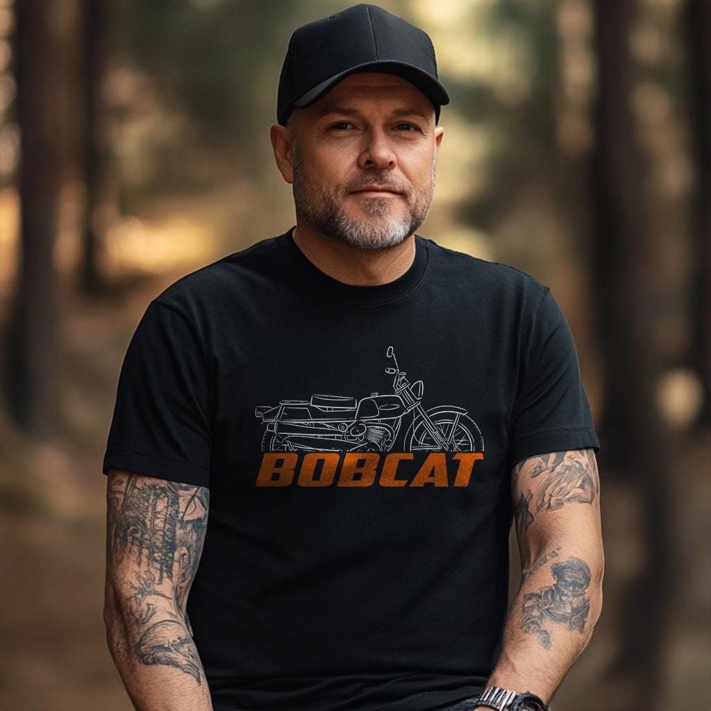 Harley-Davidson BTH Bobcat 1966 Inspired T-Shirt - Biker Motorcycle Tee Shirt