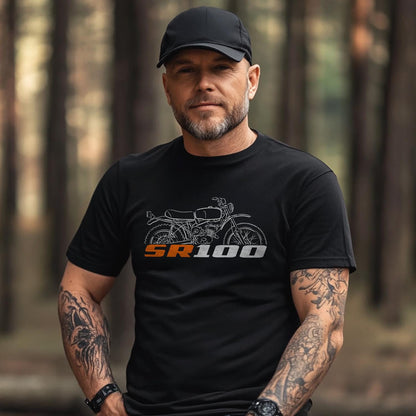 Harley-Davidson SR100 1973 Inspired T-Shirt - Biker Motorcycle Tee Shirt