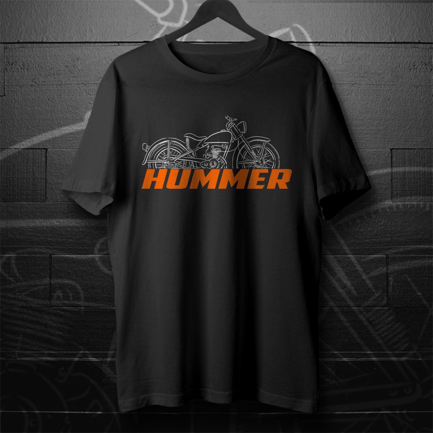 Harley-Davidson B Hummer Inspired T-Shirt - Biker Motorcycle Tee Shirt