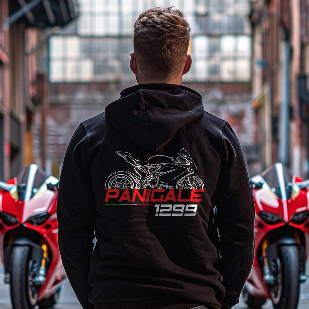 Ducati Panigale 1299 Inspired Hoodie - Motorcycle Sweatshirt for Riders