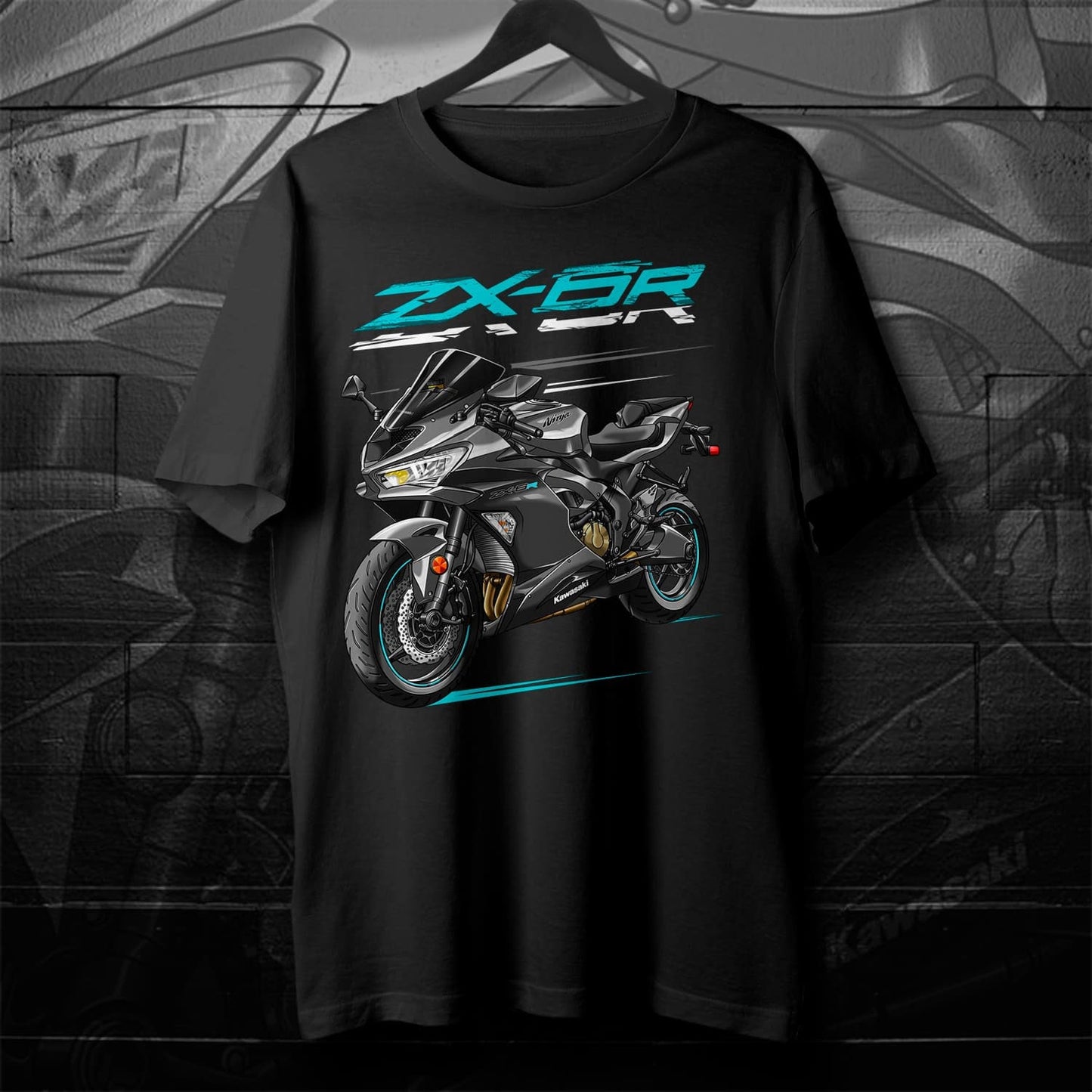 Kawasaki ZX-6R 2019-20 T-Shirt - Motorcycle Tee Shirt for Riders