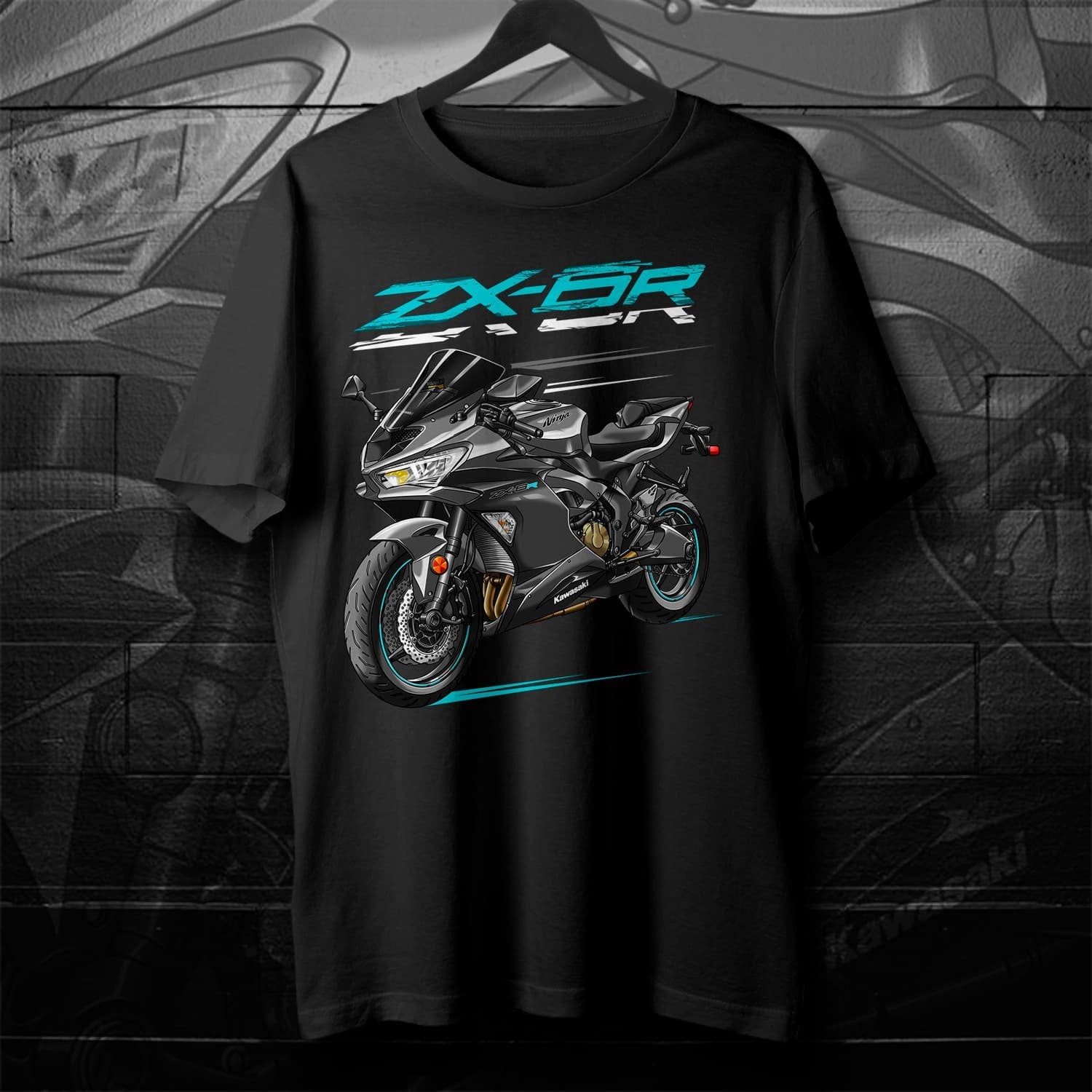 Kawasaki ZX-6R 2019-20 T-Shirt - Motorcycle Tee Shirt for Riders