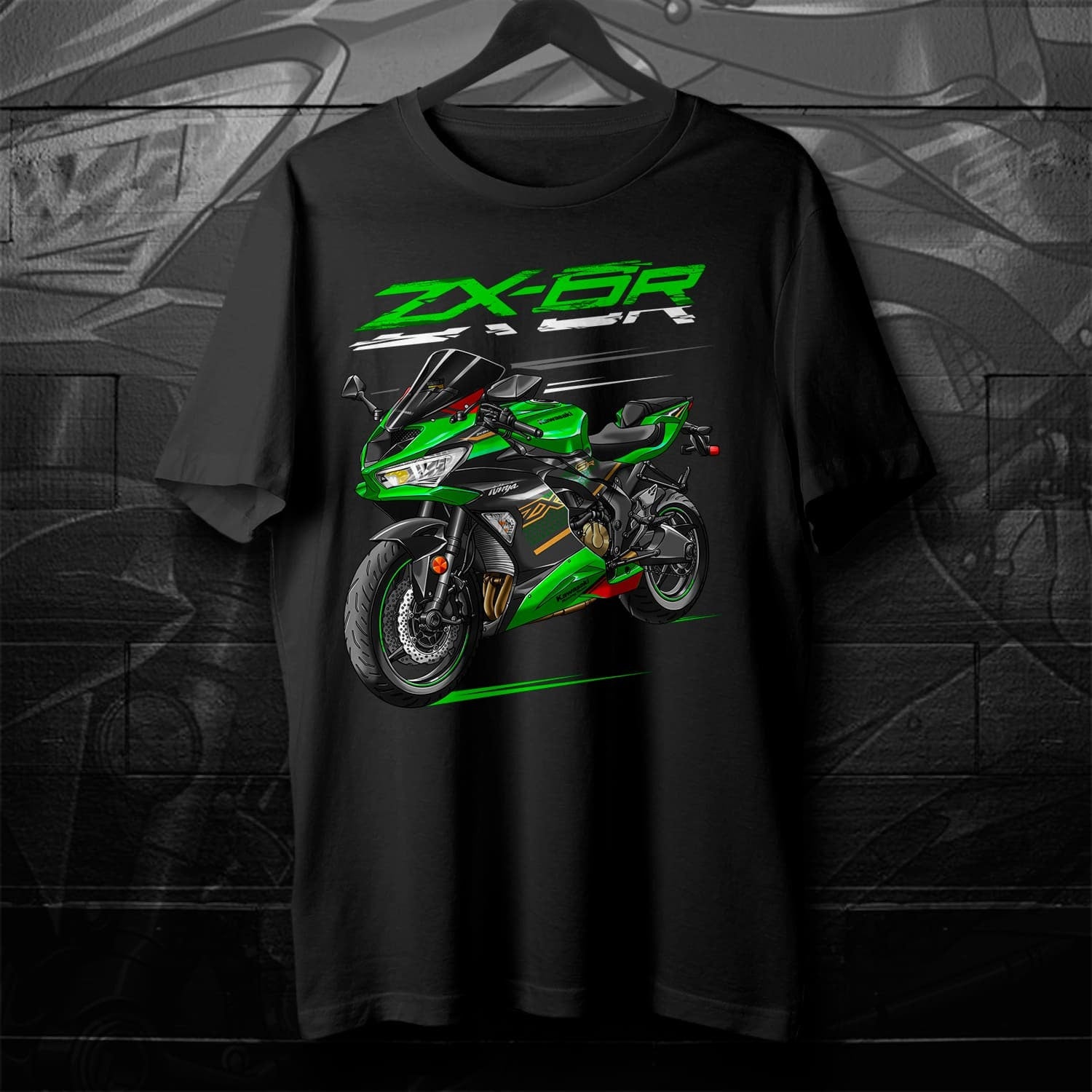 Kawasaki ZX-6R 2019-20 T-Shirt - Motorcycle Tee Shirt for Riders