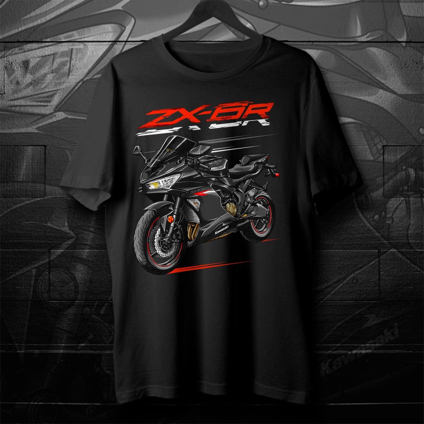 Kawasaki ZX-6R 2019-20 T-Shirt - Motorcycle Tee Shirt for Riders