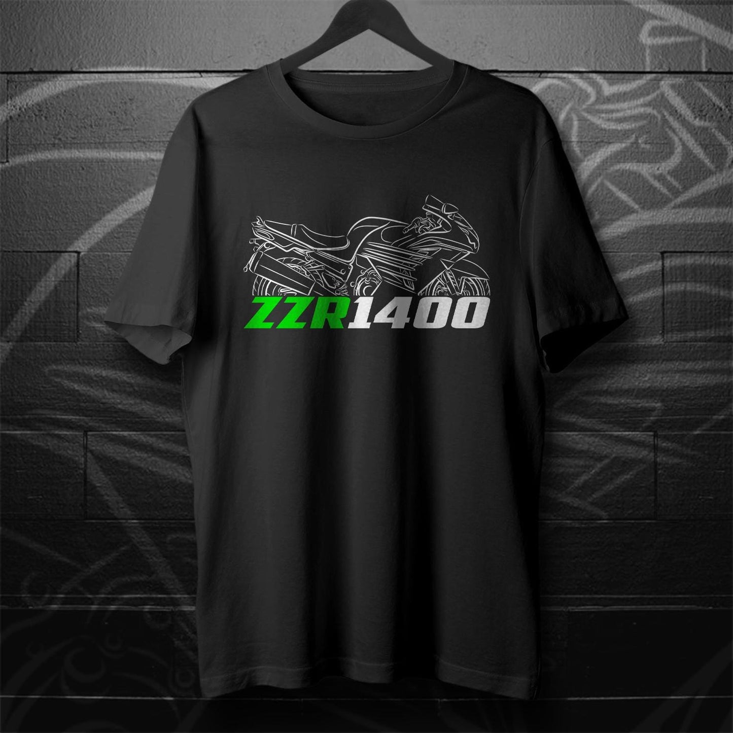 Kawasaki ZZR 1400 Inspired T-Shirt - Motorcycle Tee Shirt for Riders