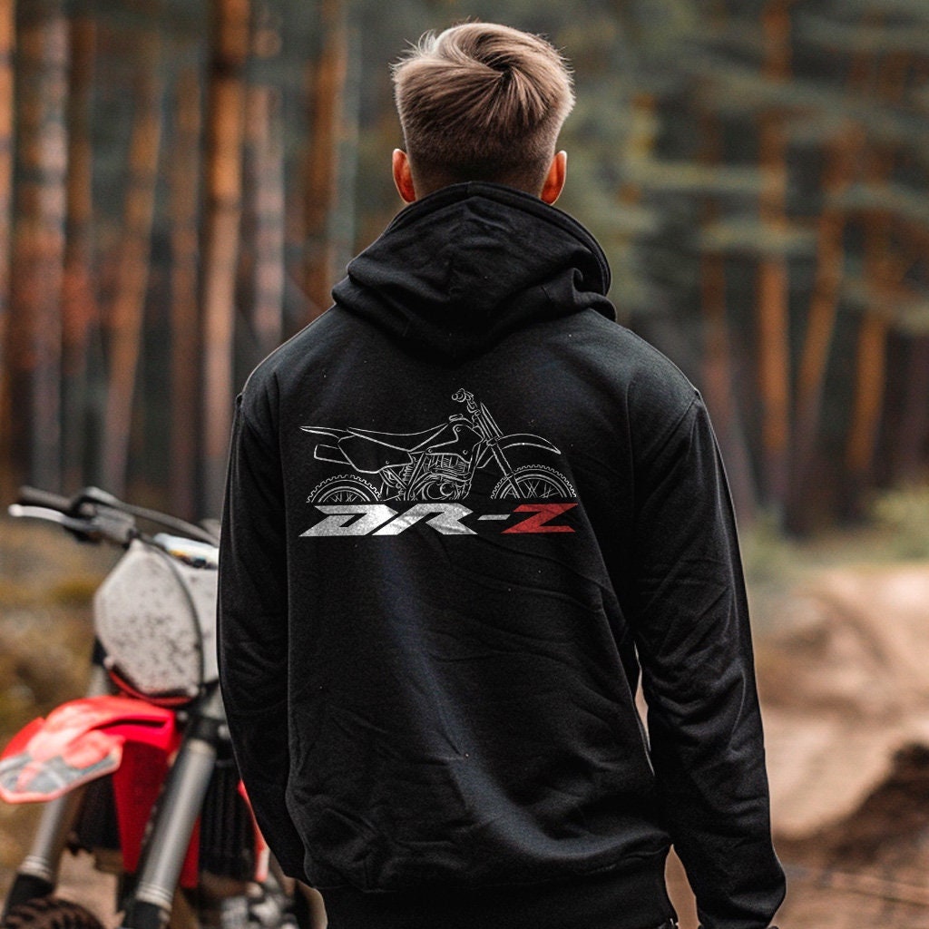 Suzuki DR-Z 125 Hoodie - Motorcycle Sweatshirt for ADV Riders