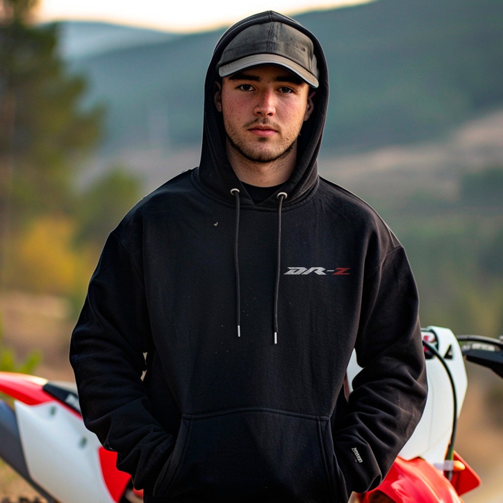 Suzuki DR-Z 125 Hoodie - Motorcycle Sweatshirt for ADV Riders
