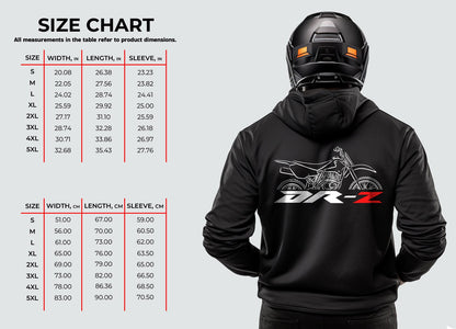 Suzuki DR-Z 125 Hoodie - Motorcycle Sweatshirt for ADV Riders