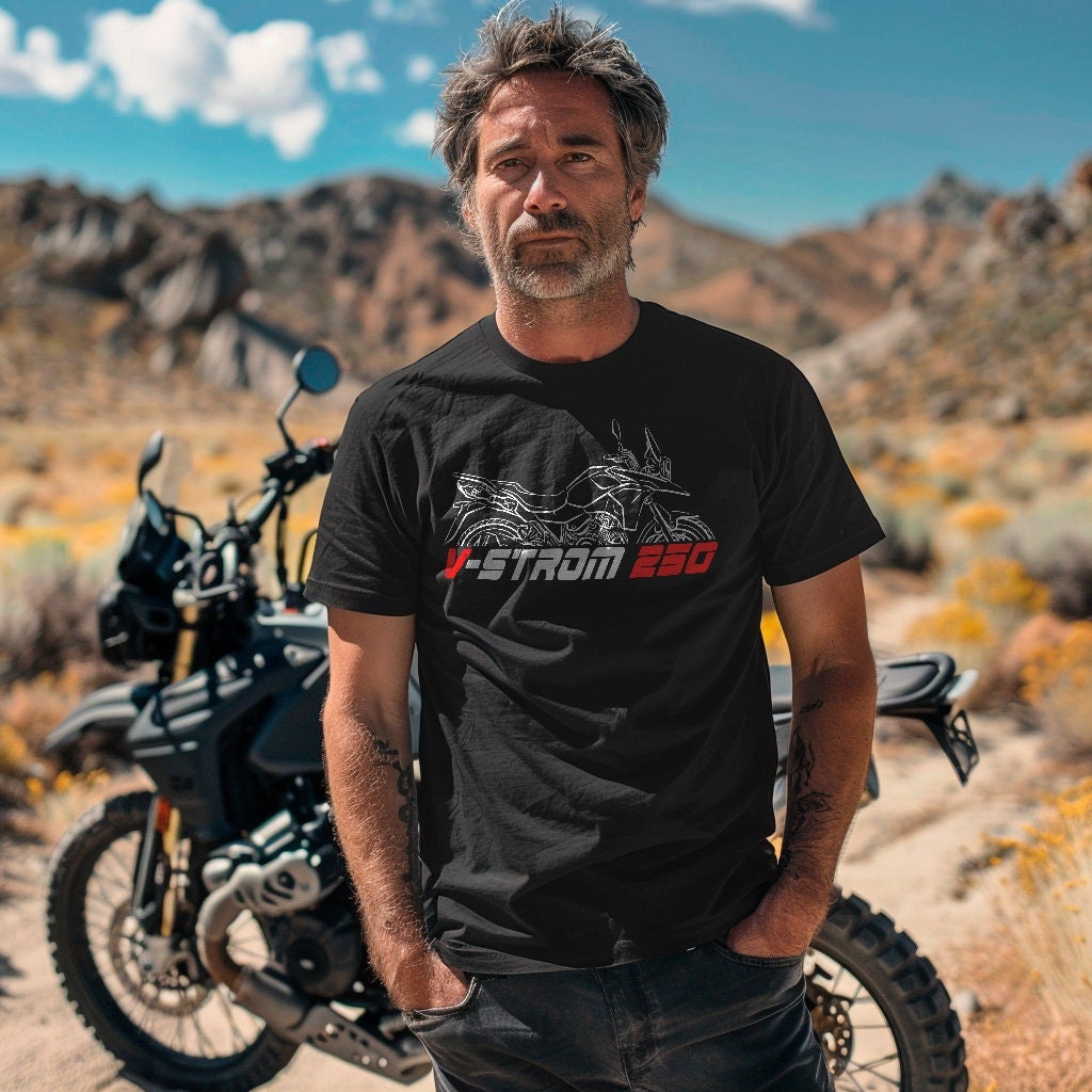 Suzuki V-STROM 250 T-Shirt - Motorcycle Tee Shirt for ADV Riders