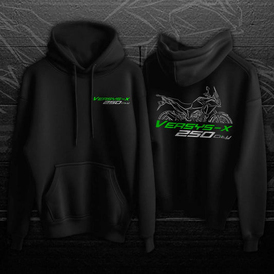 Kawasaki Versys X 250 City Hoodie - Motorcycle Sweatshirt for ADV Riders