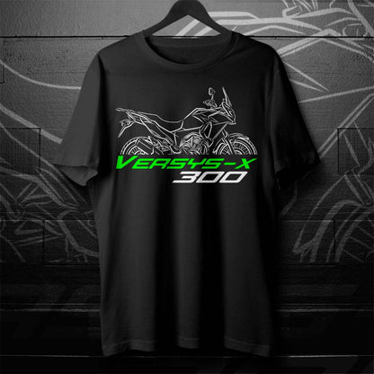 Kawasaki Versys X 300 T-Shirt - Motorcycle Tee Shirt for ADV Riders