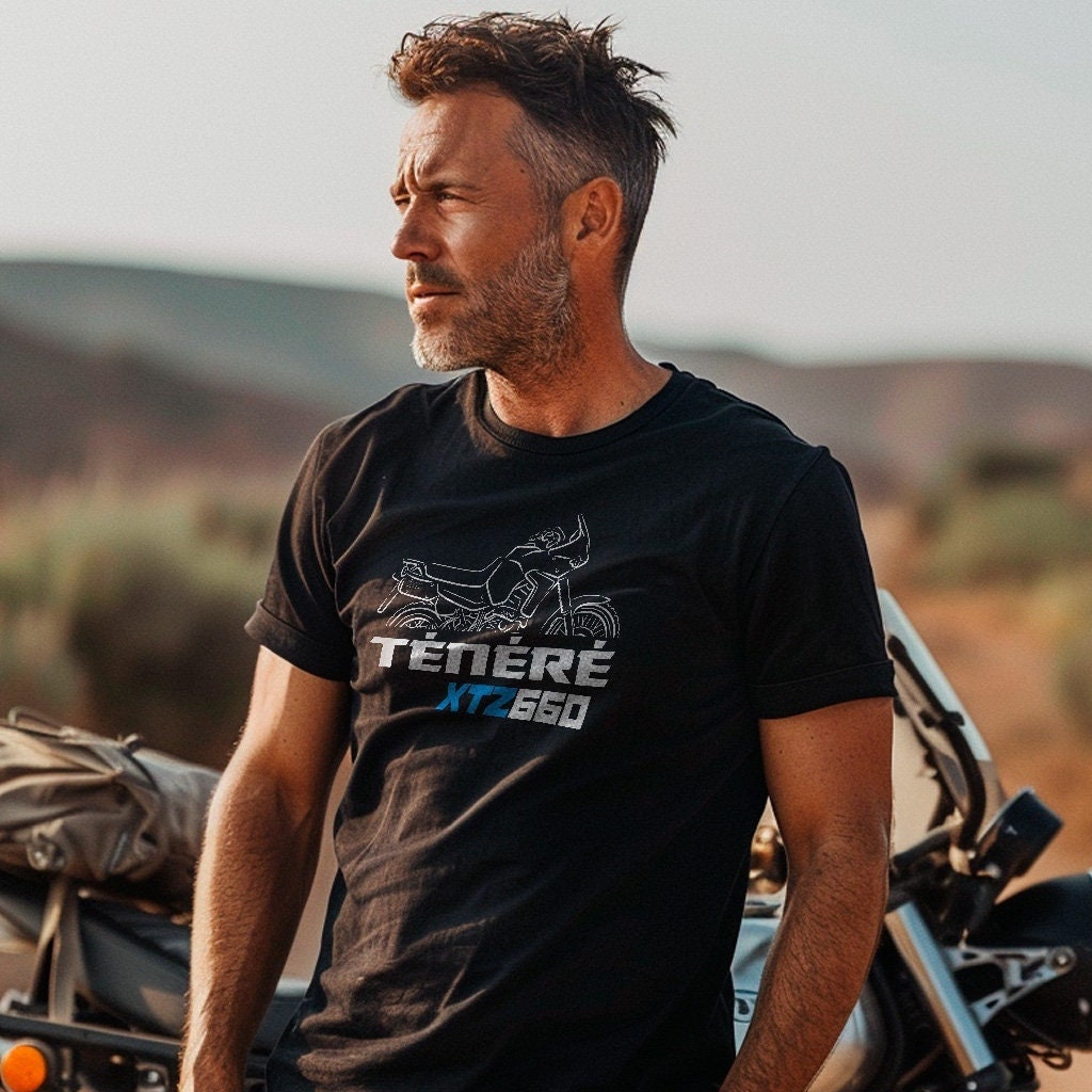 Yamaha XTZ 660 Ténéré T-Shirt - Motorcycle Tee Shirt for ADV Riders