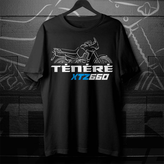 Yamaha XTZ 660 Ténéré T-Shirt - Motorcycle Tee Shirt for ADV Riders