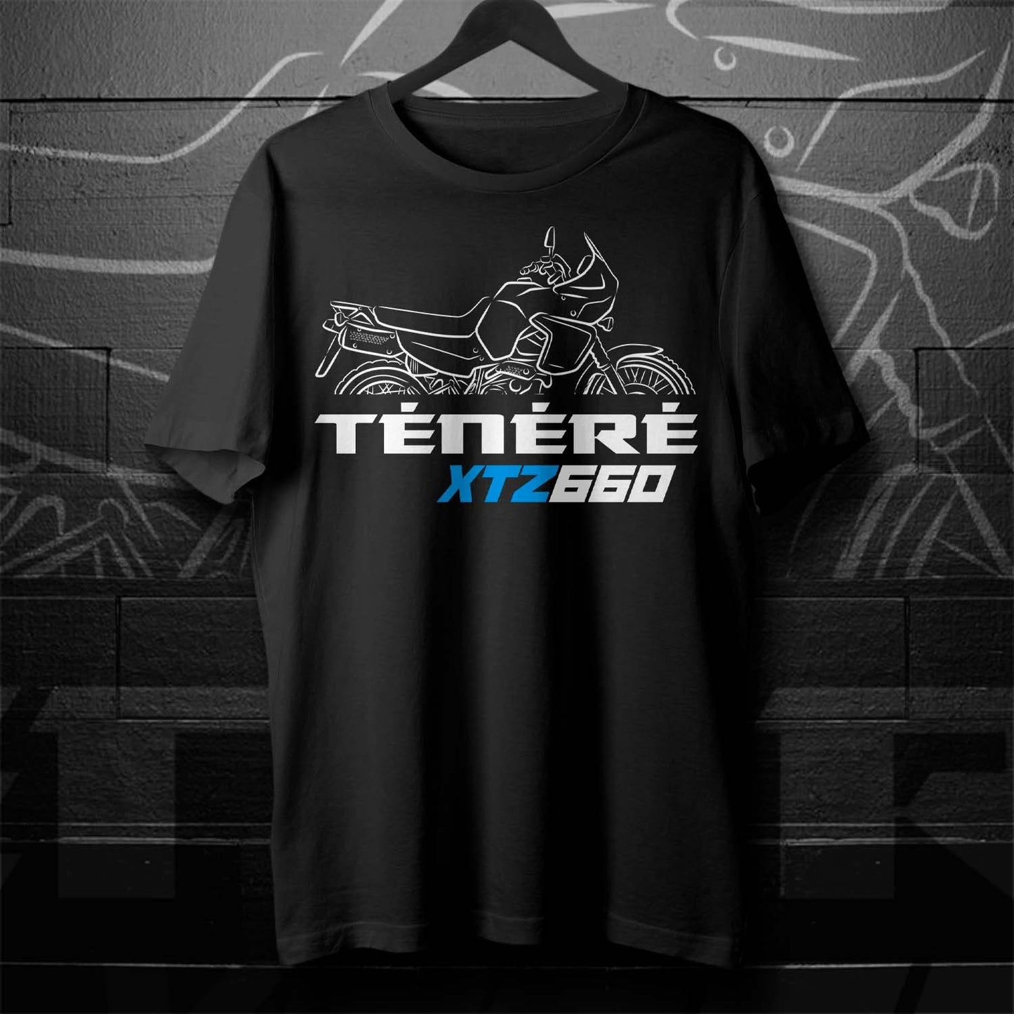 Yamaha XTZ 660 Ténéré T-Shirt - Motorcycle Tee Shirt for ADV Riders