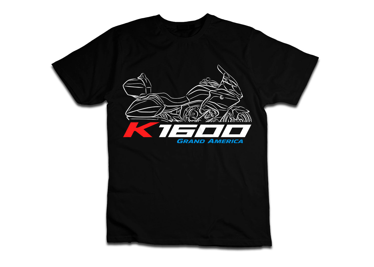 BMW K1600 Grand America T-Shirt - Motorcycle Tee Shirt for Motorrad Riders