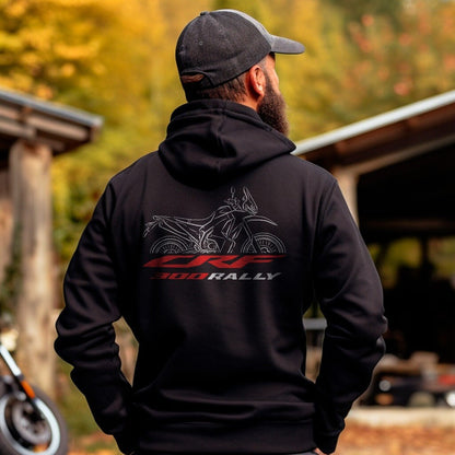 Honda CRF300 Rally Hoodie - Motorcycle Sweatshirt for ADV Riders