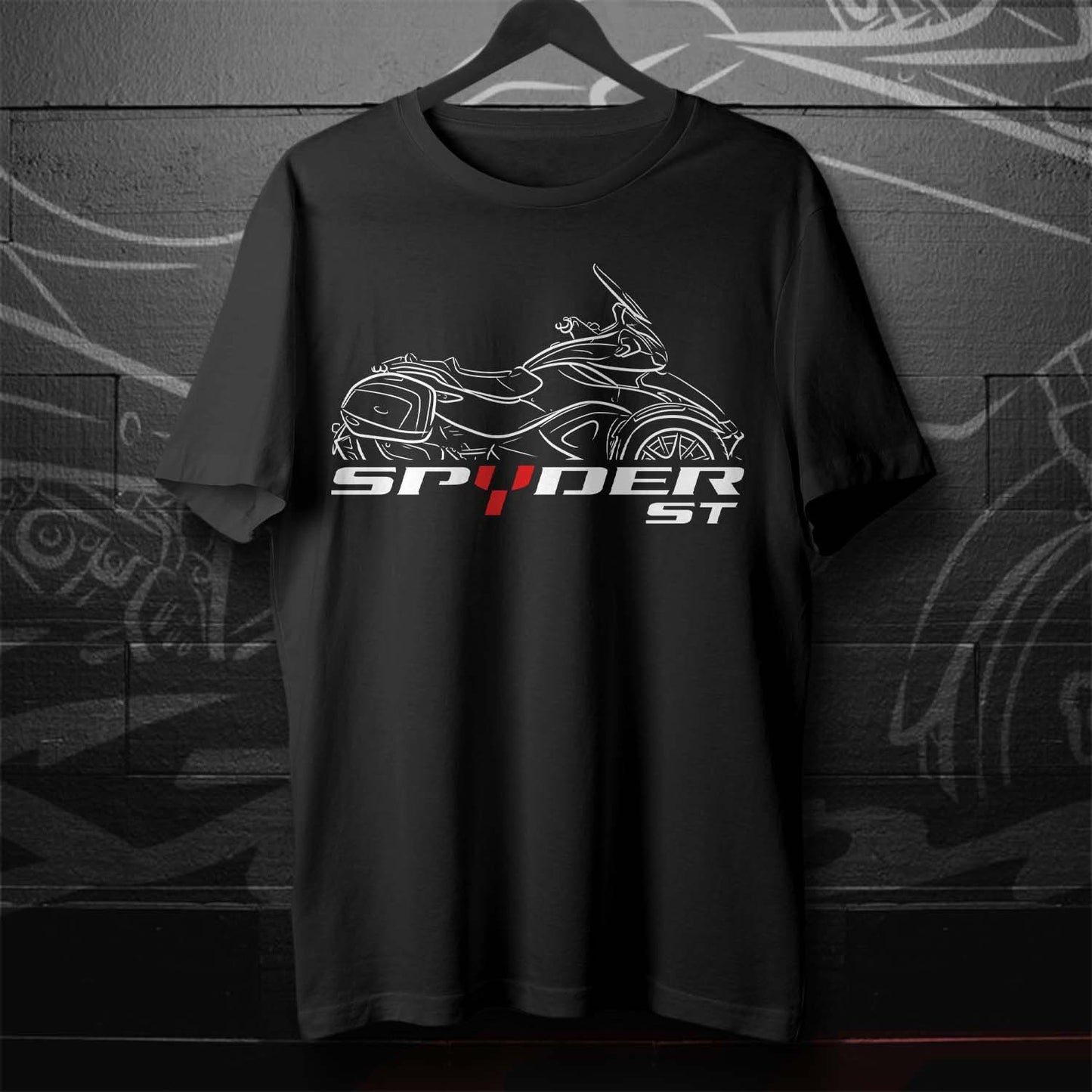 Can-Am Spyder ST T-Shirt - Motorcycle Tee Shirt for Riders