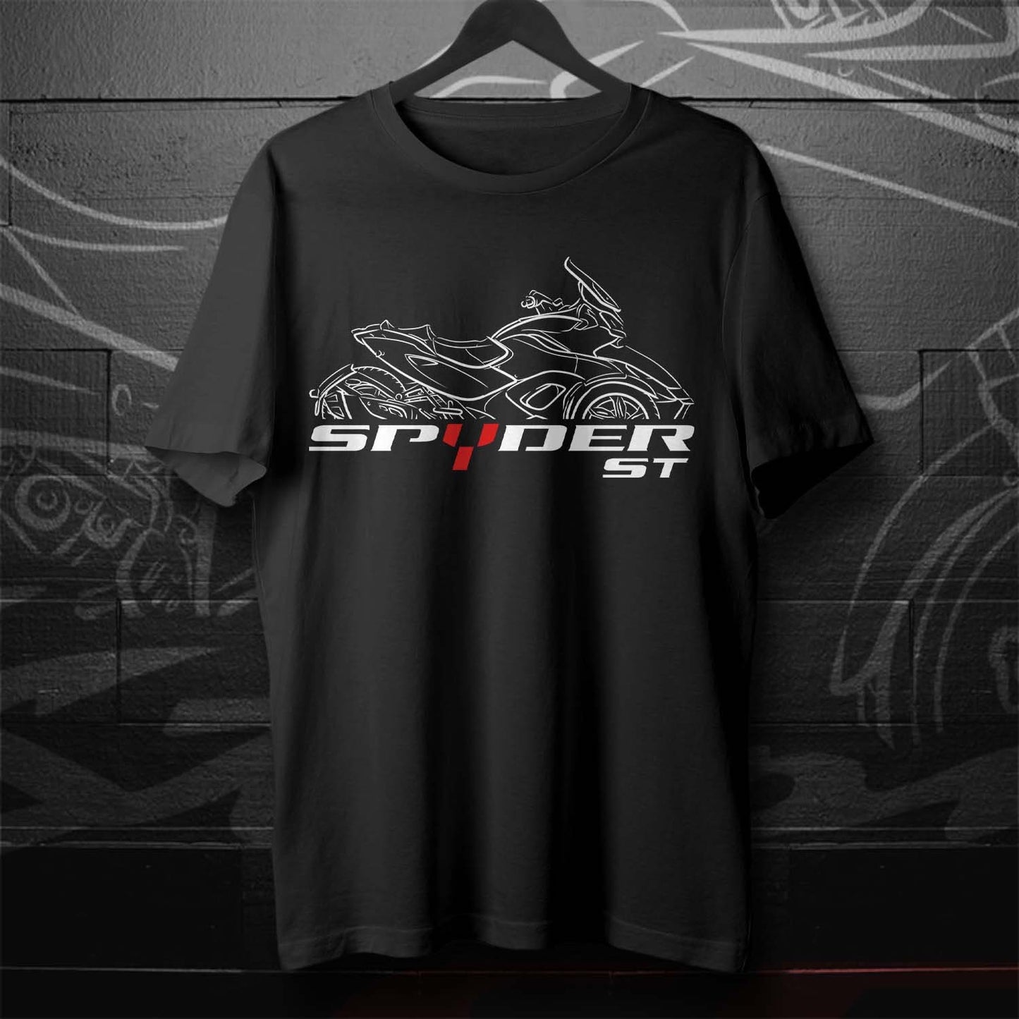 Can-Am Spyder ST T-Shirt - Motorcycle Tee Shirt for Riders