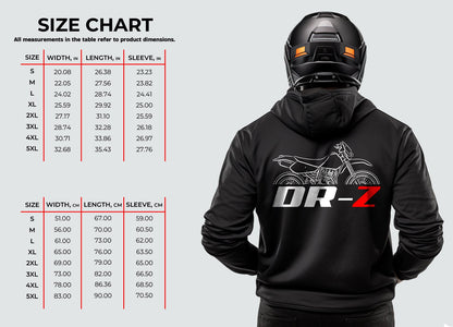 Suzuki DR-Z 250 Hoodie - Motorcycle Sweatshirt for ADV Riders