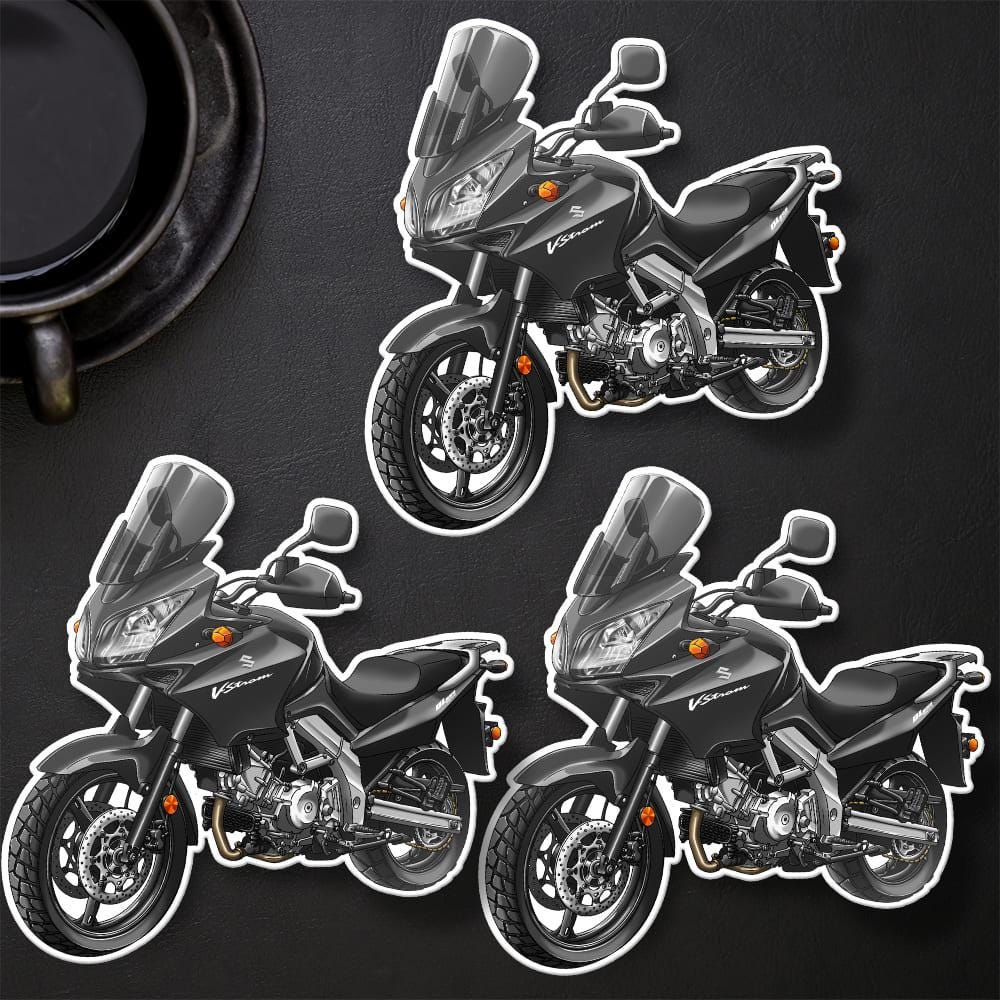Suzuki V-Strom 650 2004-06 Inspired Stickers - Set of 3 Biker Motorcycle Decals